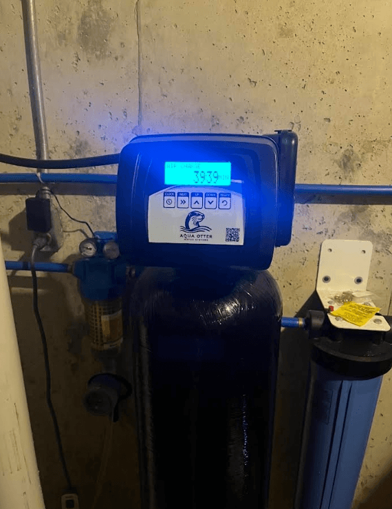 Completed water filtration install