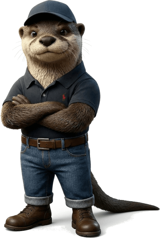 Aqua Otter Mascot — Your Water Expert